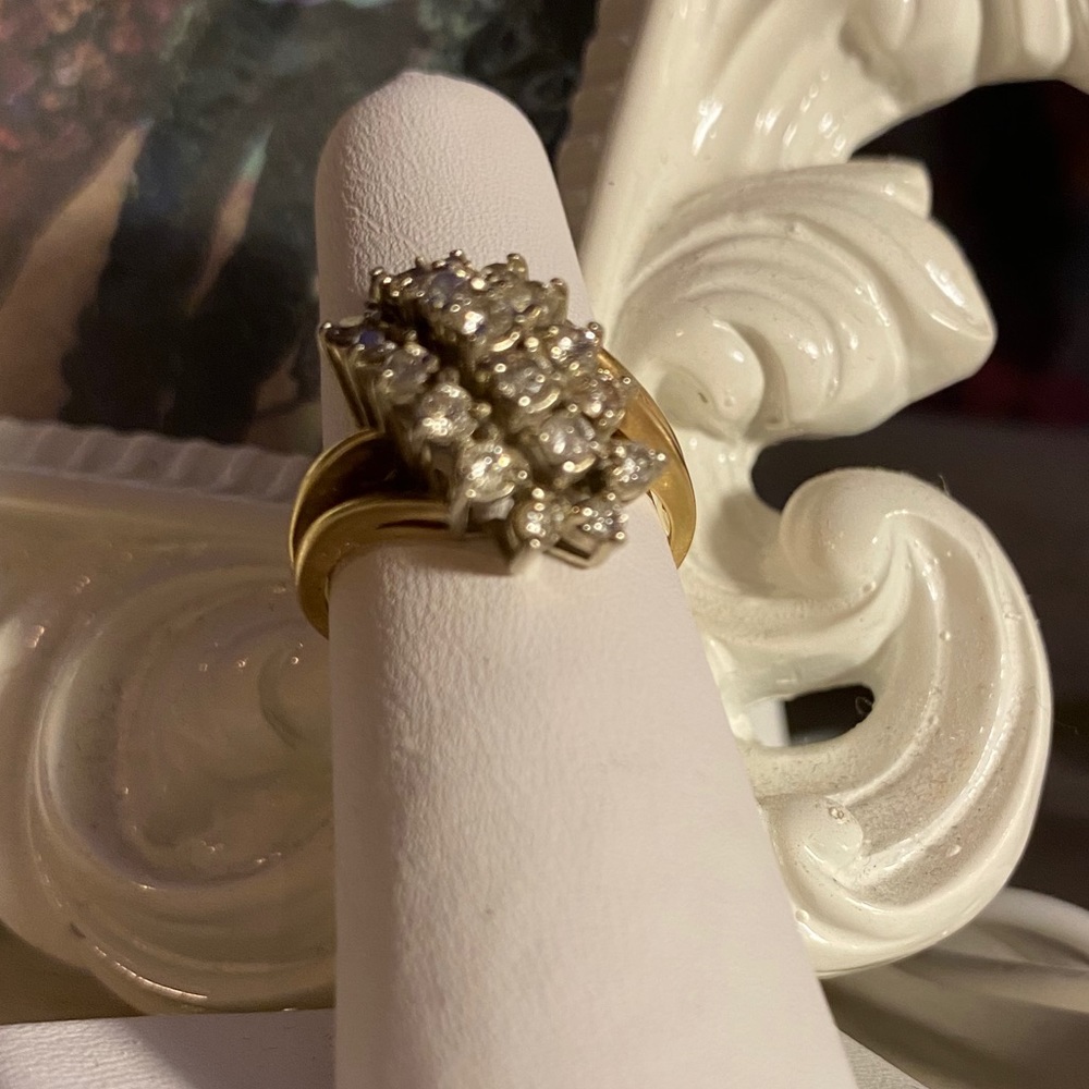 CLUSTER RING - Picture 3 of 12